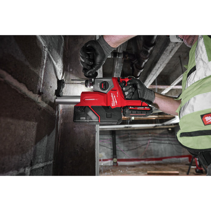 Milwaukee M18FHAC16-0+M18B4 Kit - 18V FUEL Brushless 16mm Compact SDS+ Rotary Hammer Drill + M18B4 4.0Ah Li-ion Battery
