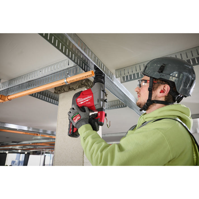 Milwaukee M18FHAFOH16-0 18V FUEL Brushless 16mm Overhead SDS+ Hammer Drill with Integrated Dust Extractor - Bare Unit - westbasedirect.com