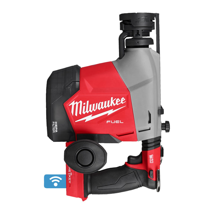 Milwaukee M18FHAFOH16-0 18V FUEL Brushless 16mm Overhead SDS+ Hammer Drill with Integrated Dust Extractor - Bare Unit - westbasedirect.com