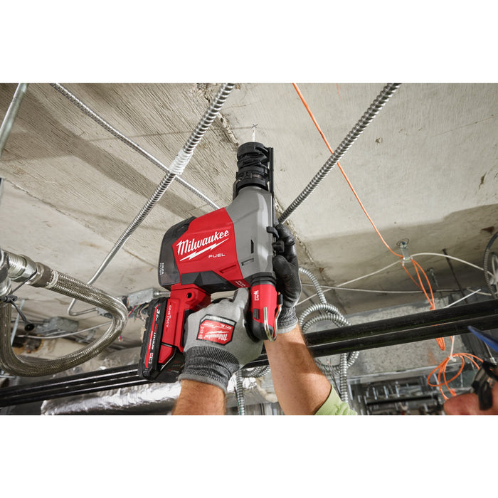 Milwaukee M18FHAFOH16-302X FUEL 16mm SDS+ Hammer Drill with Integrated Dust Extractor, 2x 3.0Ah Batteries, Charger & Case - westbasedirect.com