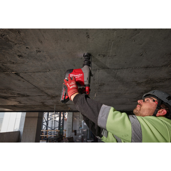 Milwaukee M18FHAFOH16-302X FUEL 16mm SDS+ Hammer Drill with Integrated Dust Extractor, 2x 3.0Ah Batteries, Charger & Case - westbasedirect.com