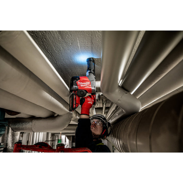 Milwaukee M18FHAFOH16-302X FUEL 16mm SDS+ Hammer Drill with Integrated Dust Extractor, 2x 3.0Ah Batteries, Charger & Case - westbasedirect.com