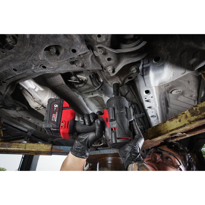 Milwaukee M18FHIW2F12-502X 18V FUEL Brushless 1/2'’ High Torque Impact Wrench with Friction Ring, 2x 5.0Ah Batteries, Charger & Case - westbasedirect.com