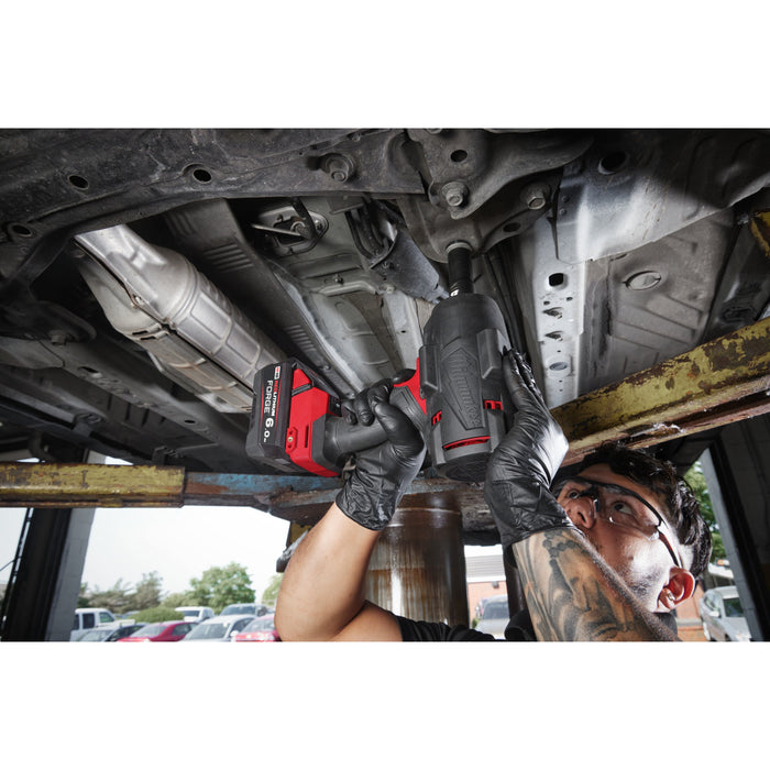 Milwaukee M18FHIW2F12-502X 18V FUEL Brushless 1/2'’ High Torque Impact Wrench with Friction Ring, 2x 5.0Ah Batteries, Charger & Case - westbasedirect.com