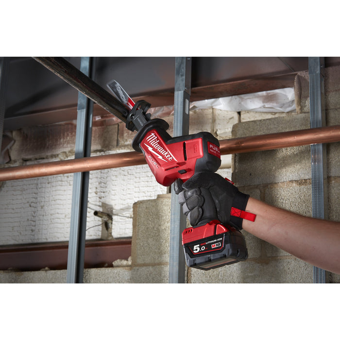 Milwaukee M18FHZ-0+M18B4 Kit - 18V FUEL HACKZALL Cordless Reciprocating Saw + M18B4 4.0Ah Li-ion Battery