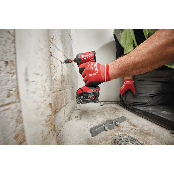 Milwaukee M18FID3-0+M18B5 Kit - 18V FUEL Brushless 1/4" Impact Driver + M18B5 5.0Ah Li-ion Battery
