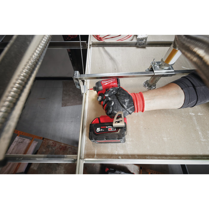 Milwaukee M18FID3-0+M18B4 Kit - 18V FUEL Brushless 1/4" Impact Driver + M18B4 4.0Ah Li-ion Battery