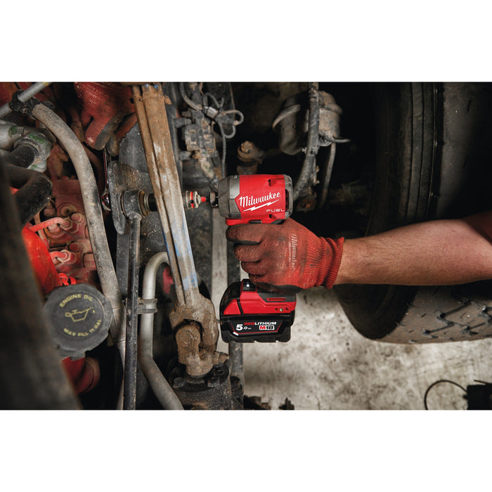 Milwaukee M18FID3-0+M18B5 Kit - 18V FUEL Brushless 1/4" Impact Driver + M18B5 5.0Ah Li-ion Battery