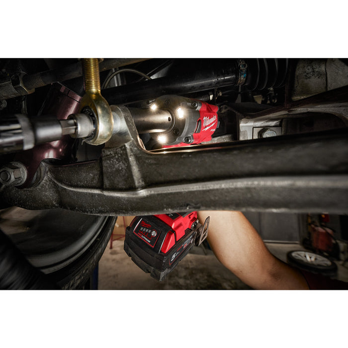 Milwaukee M18FIW2F12-502X 18V FUEL Compact 1/2" Impact Wrench with Friction Ring, 2x 5.0Ah Batteries, Charger & Case - westbasedirect.com