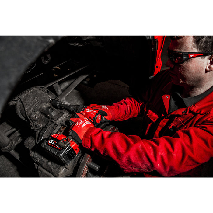 Milwaukee M18FIW2F12-502X 18V FUEL Compact 1/2" Impact Wrench with Friction Ring, 2x 5.0Ah Batteries, Charger & Case - westbasedirect.com