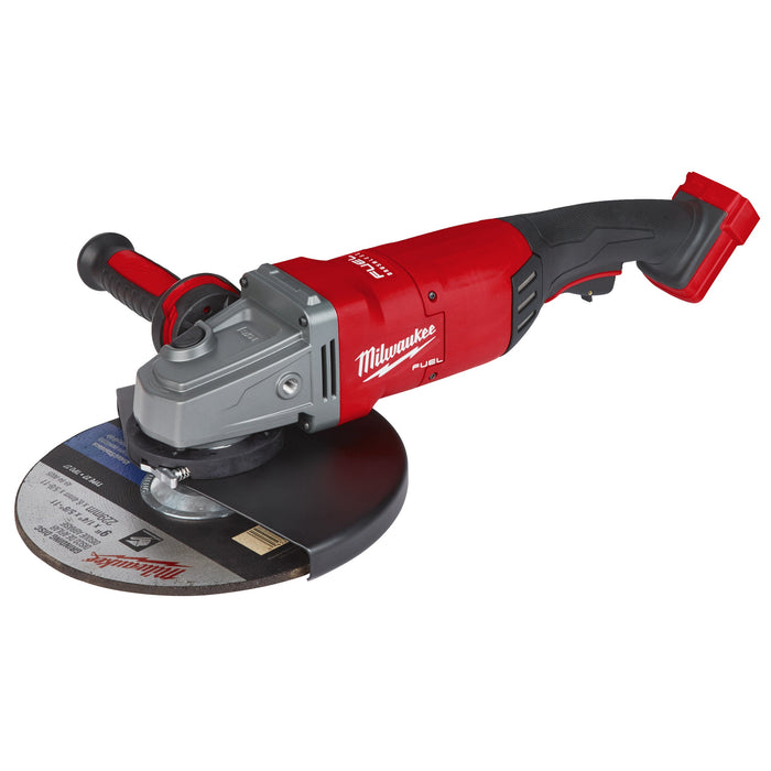 Milwaukee M18FLAG230XPDB-0C+M18B5 Kit - 18V FUEL Cordless 230mm Braking Angle Grinder, Paddle Switch + M18B5 5.0Ah Li-ion Battery & Case