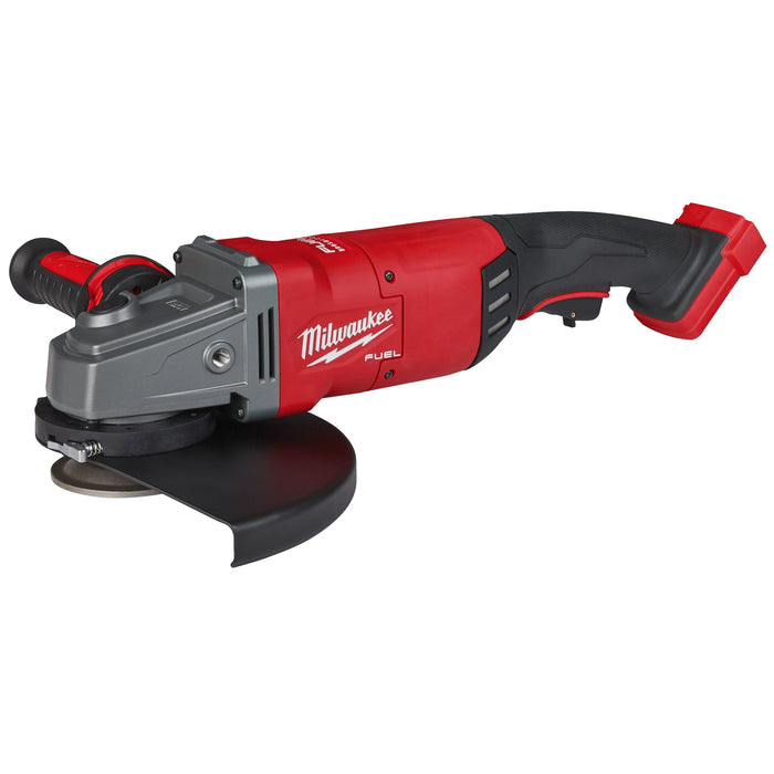 Milwaukee M18FLAG230XPDB-0C+M18B4 Kit - 18V FUEL Cordless 230mm Braking Angle Grinder, Paddle Switch + M18B4 4.0Ah Li-ion Battery & Case