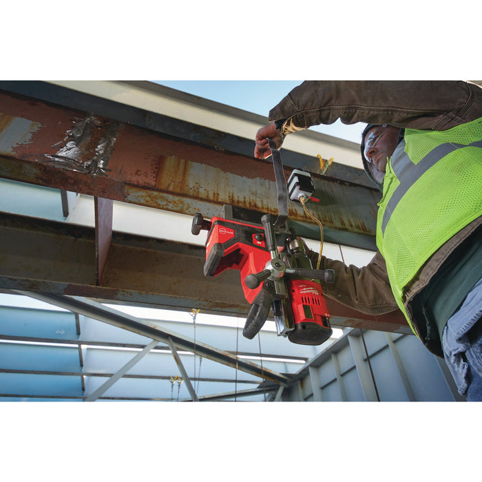 Milwaukee M18FMDP-502C 18V FUEL Brushless Magnetic Drill Press with Permanent Magnet, 2x 5.0Ah Batteries, Charger & Case - westbasedirect.com