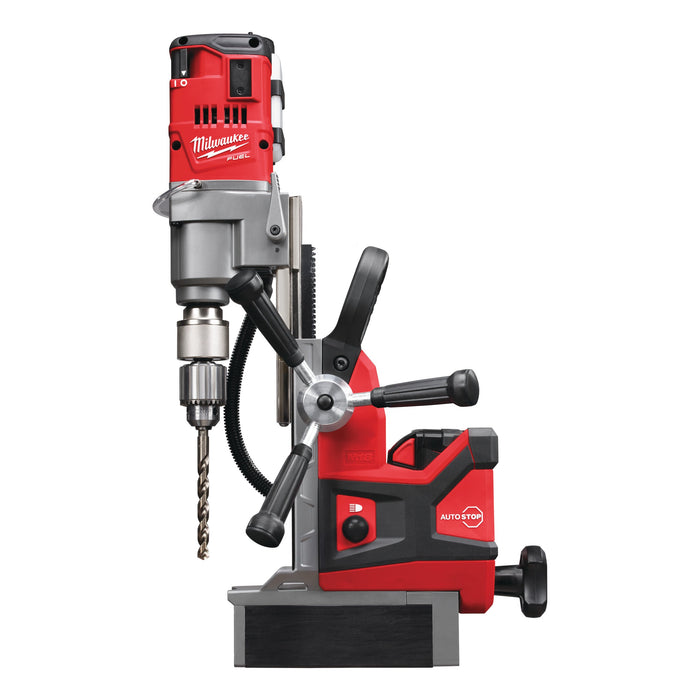 Milwaukee M18FMDP-502C 18V FUEL Brushless Magnetic Drill Press with Permanent Magnet, 2x 5.0Ah Batteries, Charger & Case - westbasedirect.com