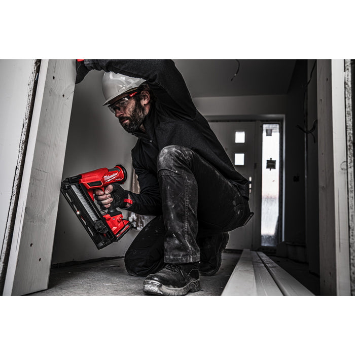 Milwaukee M18FN16GA-0 18V FUEL Brushless 16 GA Angled Nail Finish Nailer - Bare Unit - westbasedirect.com