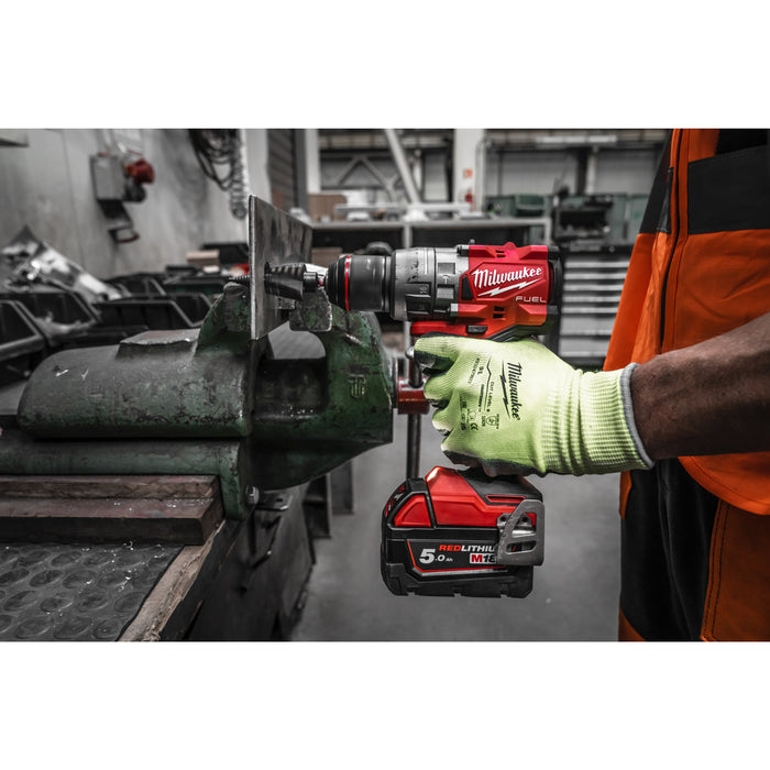 Milwaukee M18FPD3-0+M18B4 Kit - 18V FUEL Brushless Percussion Dril + M18B4 4.0Ah Li-ion Battery