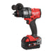 Milwaukee M18FPD3-502X 18V FUEL Brushless Percussion Drill, 2x 5.0Ah Batteries, Charger & Case - westbasedirect.com