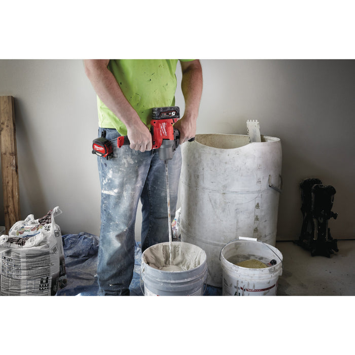 Milwaukee M18FPM-0X 18V FUEL Brushless Paddle Mixer with Case - Bare Unit - westbasedirect.com