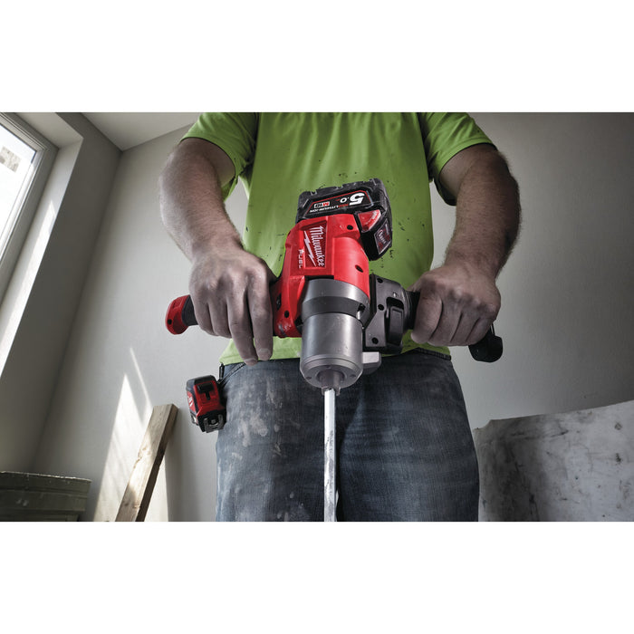 Milwaukee M18FPM-0X 18V FUEL Brushless Paddle Mixer with Case - Bare Unit - westbasedirect.com