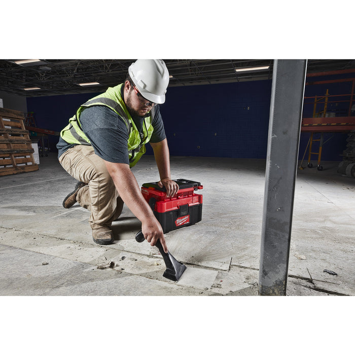 Milwaukee M18FPOVCL-0+M18B5 Kit - 18V FUEL PACKOUT Brushless Wet & Dry Vacuum + M18B5 5.0Ah Li-ion Battery