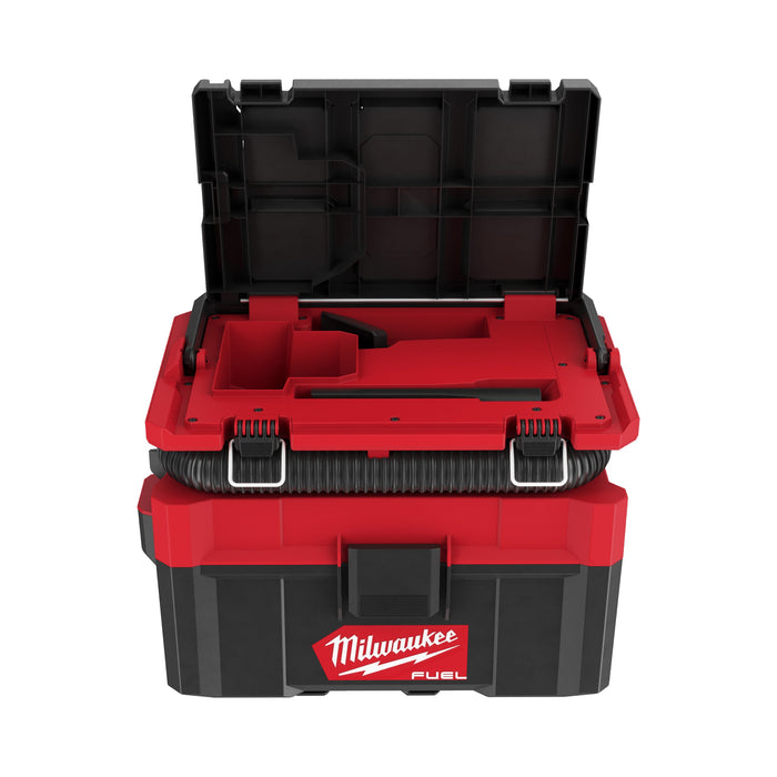 Milwaukee M18FPOVCL-0+M18B5 Kit - 18V FUEL PACKOUT Brushless Wet & Dry Vacuum + M18B5 5.0Ah Li-ion Battery