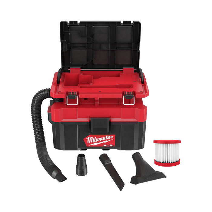 Milwaukee M18FPOVCL-0+M18B5 Kit - 18V FUEL PACKOUT Brushless Wet & Dry Vacuum + M18B5 5.0Ah Li-ion Battery