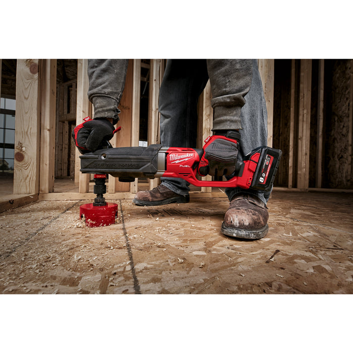 Milwaukee M18FRAD2-0 18V FUEL Super Hawg Brushless Right Angle Drill Driver - Bare Unit