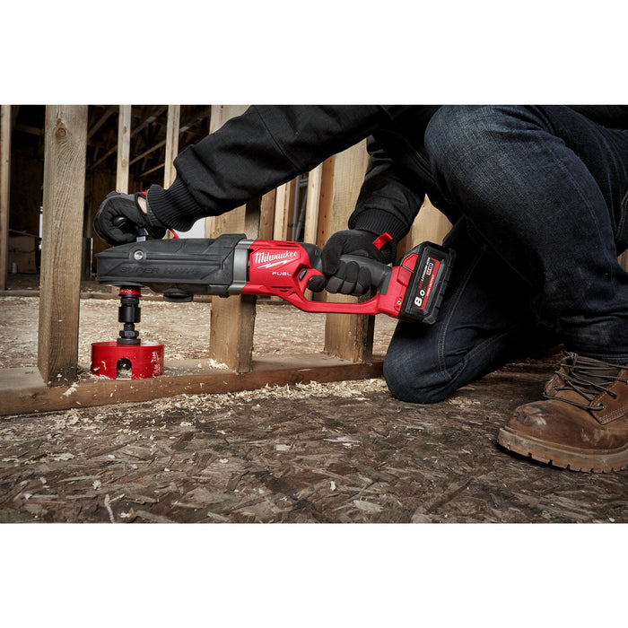 Milwaukee M18FRAD2-0 18V FUEL Super Hawg Brushless Right Angle Drill Driver - Bare Unit