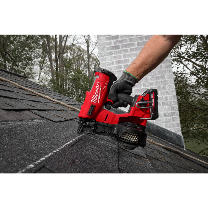 Milwaukee M18FRCN45-302X 18V FUEL Roofing Coil Nailer, 2x 3.0Ah Batteries, Charger & Case