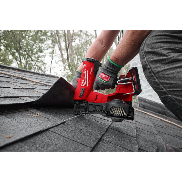 Milwaukee M18FRCN45-302X 18V FUEL Roofing Coil Nailer, 2x 3.0Ah Batteries, Charger & Case