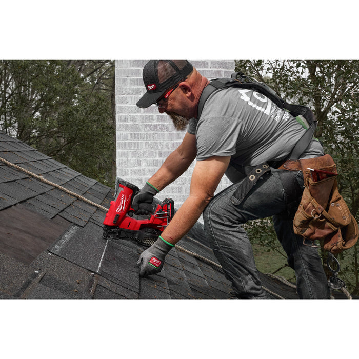 Milwaukee M18FRCN45-302X 18V FUEL Roofing Coil Nailer, 2x 3.0Ah Batteries, Charger & Case