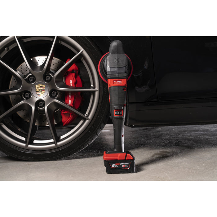 Milwaukee M18FROP15-502X 18V FUEL Random Orbital Polisher with 15mm Stroke, 2x 5.0Ah Batteries, Charger & Case
