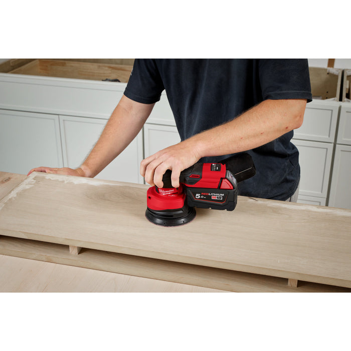 Milwaukee M18FROS125-0B 18V FUEL Brushless 125mm Random Orbit Sander with Tool Bag - Bare Unit - westbasedirect.com