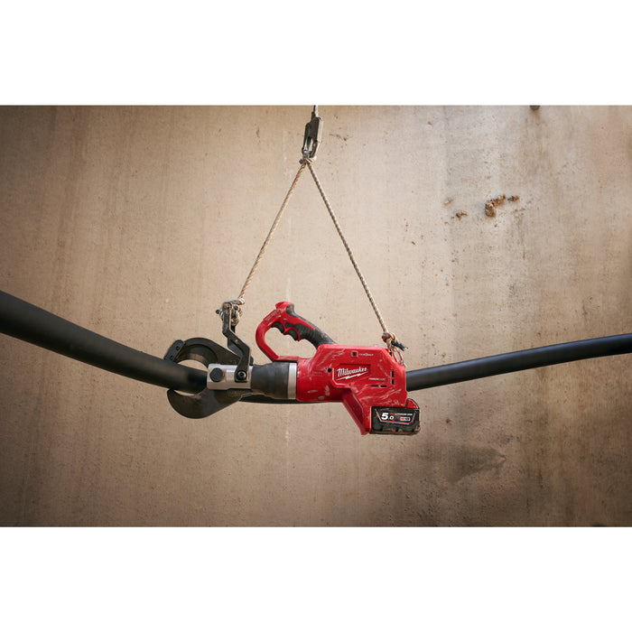 Milwaukee M18HCC75R-502C 18V FORCE LOGIC Hydraulic Remote Underground Cable Cutter, 2x 5.0Ah Batteries, Charger & Case