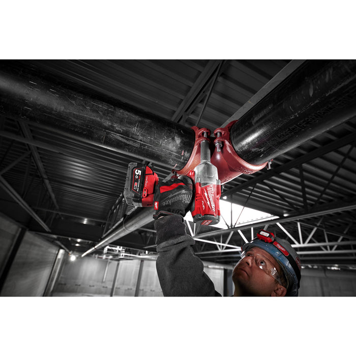 Milwaukee M18ONEFHIWF12-502X 18V FUEL ONE-KEY 1/2'’ High Torque Impact Wrench with Friction Ring, 2x 5.0Ah Batteries, Charger & Case - westbasedirect.com
