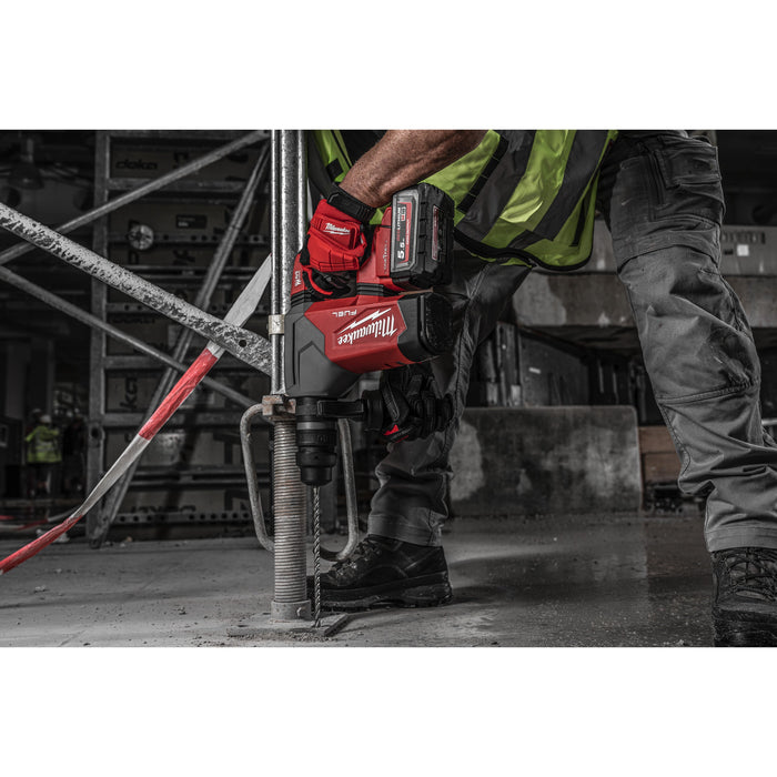 Milwaukee M18ONEFHPX-552X 18V FUEL ONE-KEY 32mm SDS+ Hammer Drill with FIXTEC Chuck, 2x 5.5Ah Batteries, Charger & Case - westbasedirect.com