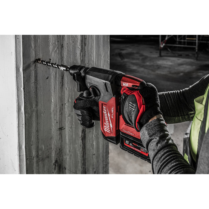 Milwaukee M18ONEFHX-0X 18V FUEL ONE-KEY Brushless SDS+ Hammer Drill with Case - Bare Unit - westbasedirect.com