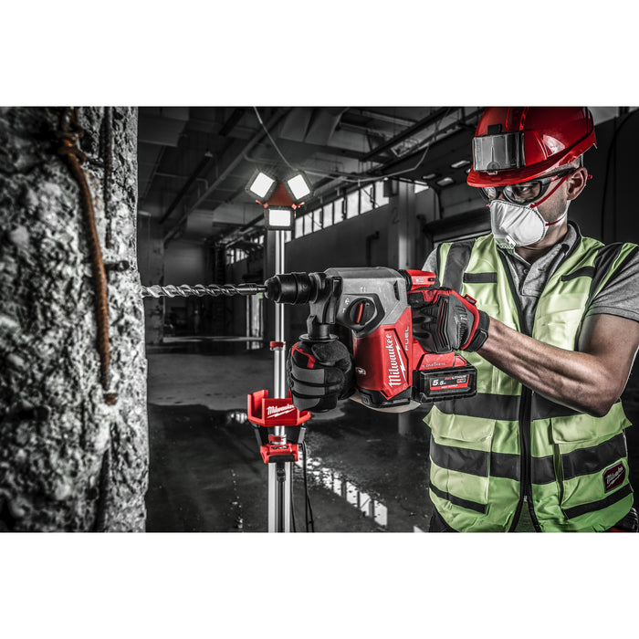 Milwaukee M18ONEFHX-552X-552X 18V FUEL ONE-KEY 26mm SDS+ Hammer Drill with FIXTEC Chuck, 2x 5.5Ah Batteries, Charger & Case - westbasedirect.com