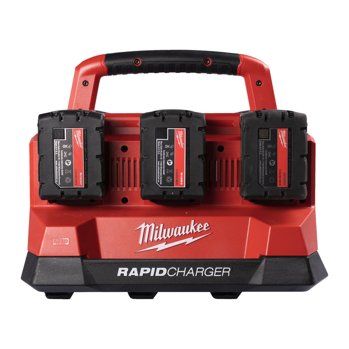 Milwaukee M18PC6 6-Bay 18V PACKOUT Compatible Charger 240V