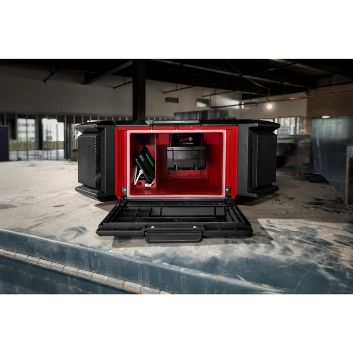 Milwaukee M18PRCDAB+ 18V PACKOUT Radio Charger - Bare Unit - westbasedirect.com