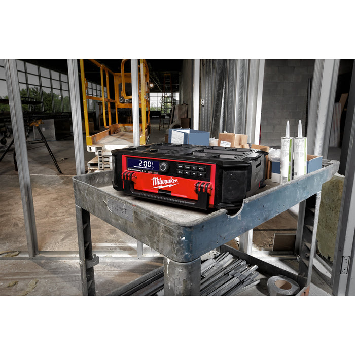 Milwaukee M18PRCDAB+ 18V PACKOUT Radio Charger - Bare Unit - westbasedirect.com