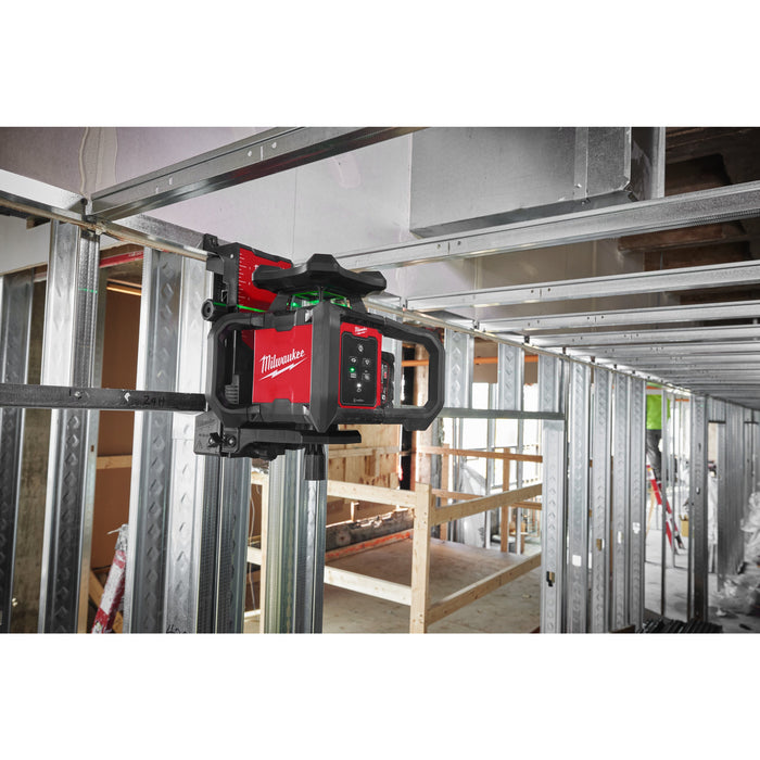 Milwaukee M18RLOHVG300-501C 18V ONE-KEY Green Horizontal/Vertical Rotary Laser, 1x 5.0Ah Battery, Charger & Case