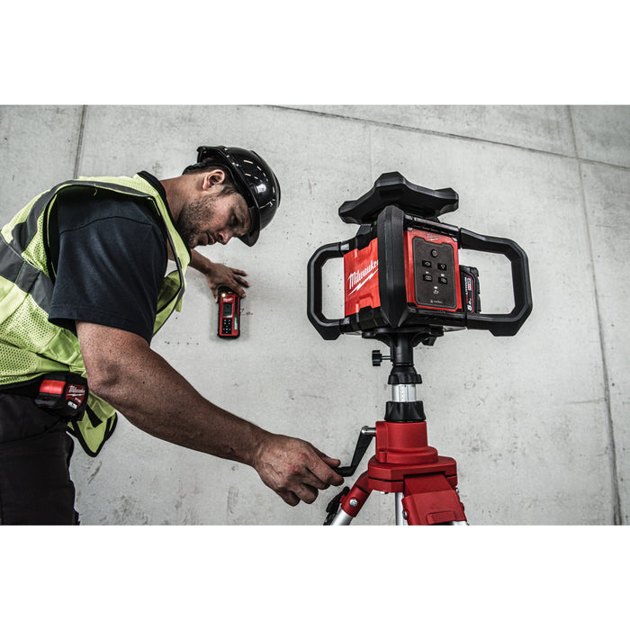 Milwaukee M18RLOHVG300-501C 18V ONE-KEY Green Horizontal/Vertical Rotary Laser, 1x 5.0Ah Battery, Charger & Case