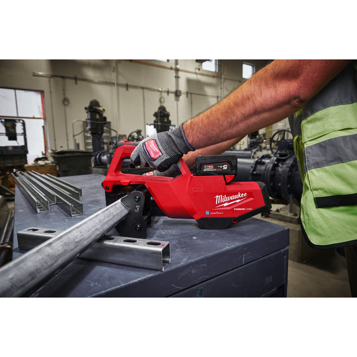 Milwaukee M18STSO-0B+M18B4 Kit - 18V FORCE LOGIC Strut Shear with Tool Bag + M18B4 4.0Ah Li-ion Battery