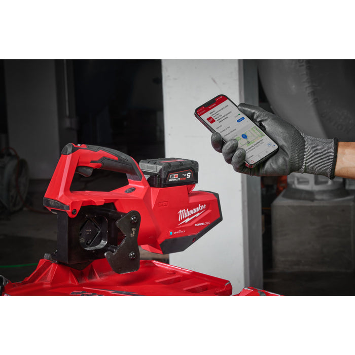Milwaukee M18STSO-0B+M18B4 Kit - 18V FORCE LOGIC Strut Shear with Tool Bag + M18B4 4.0Ah Li-ion Battery