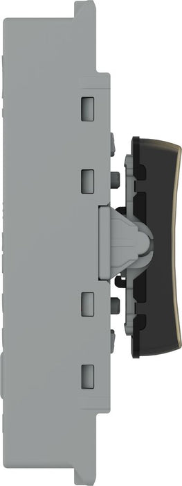 BG GridLite MAB12C 20A SP 2-Way (Centre Off) Switch Module - Antique Brass