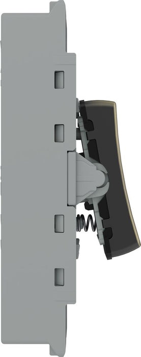 BG GridLite MAB142 20A 2-Way Retractive Switch Module - Antique Brass