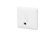 MK Base MB1031WHI White Moulded 1G 13A Unswitched Fused Spur Unit + Flex - westbasedirect.com