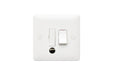 MK Base MB1041WHI White Moulded 1G 13A Switched Fused Spur Unit + Flex - westbasedirect.com