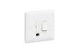 MK Base MB1041WHI White Moulded 1G 13A Switched Fused Spur Unit + Flex - westbasedirect.com